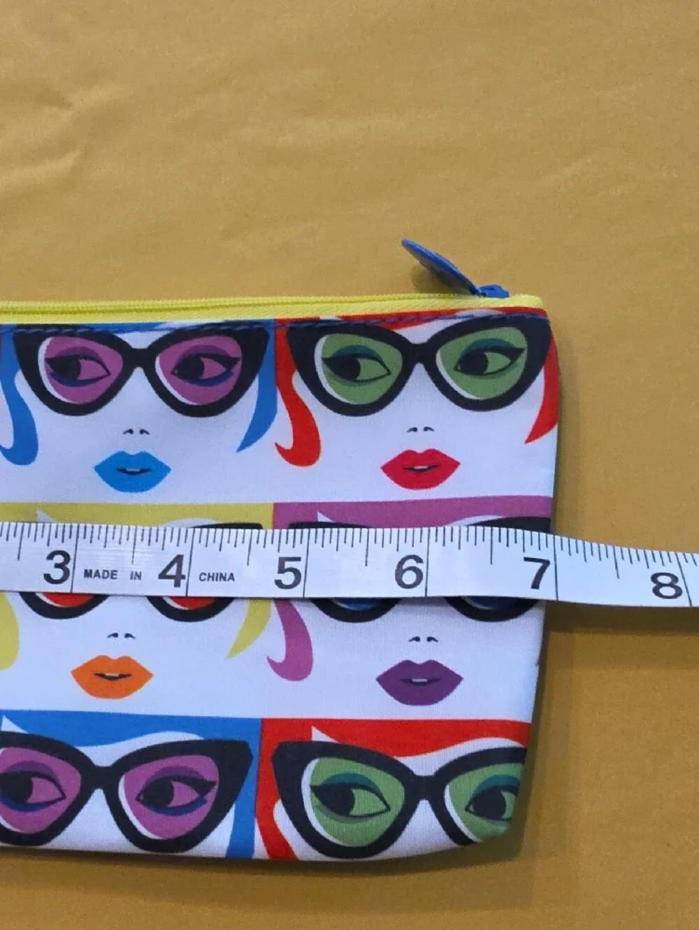 Lot of 2 IPSY Glam Bags - Tropical Leaves & Retro Pop Art (Excellent Condition)